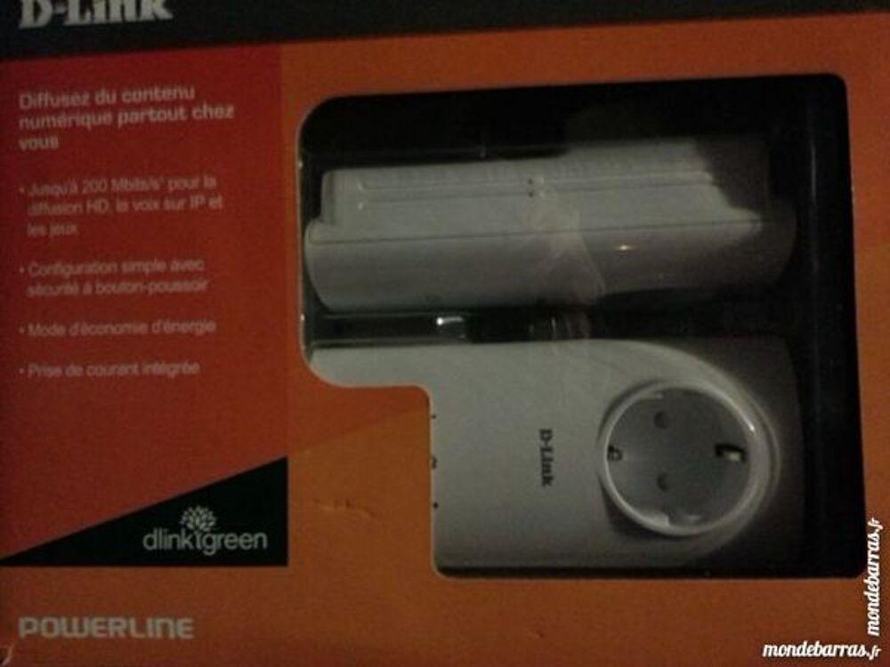 2 Adaptateurs CPL D-Link 200 Mbits/s Matriel informatique