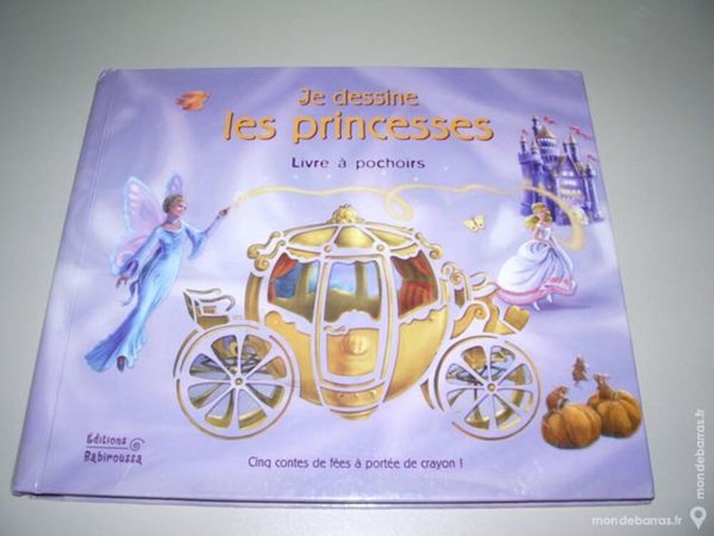 livre &agrave; pochoirs &laquo;je dessine les princesses&raquo; Livres et BD