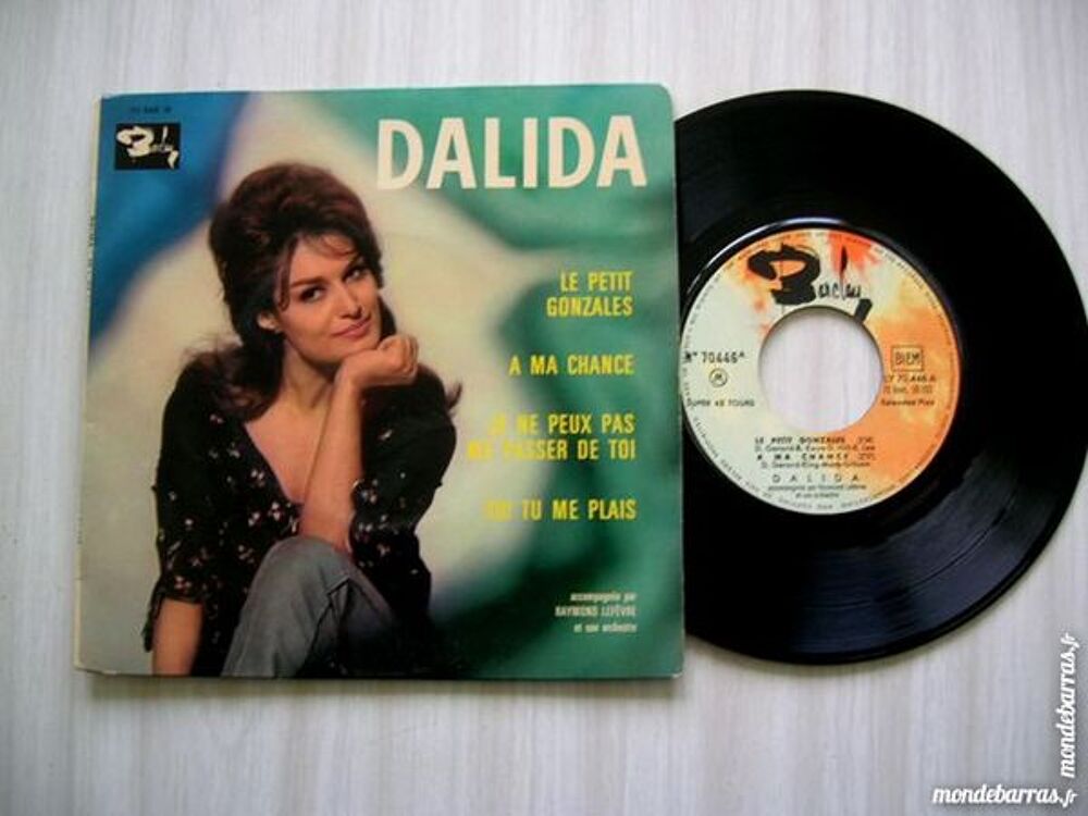 45 TOURS EP DALIDA Le petit gonzales ORIGINAL CD et vinyles
