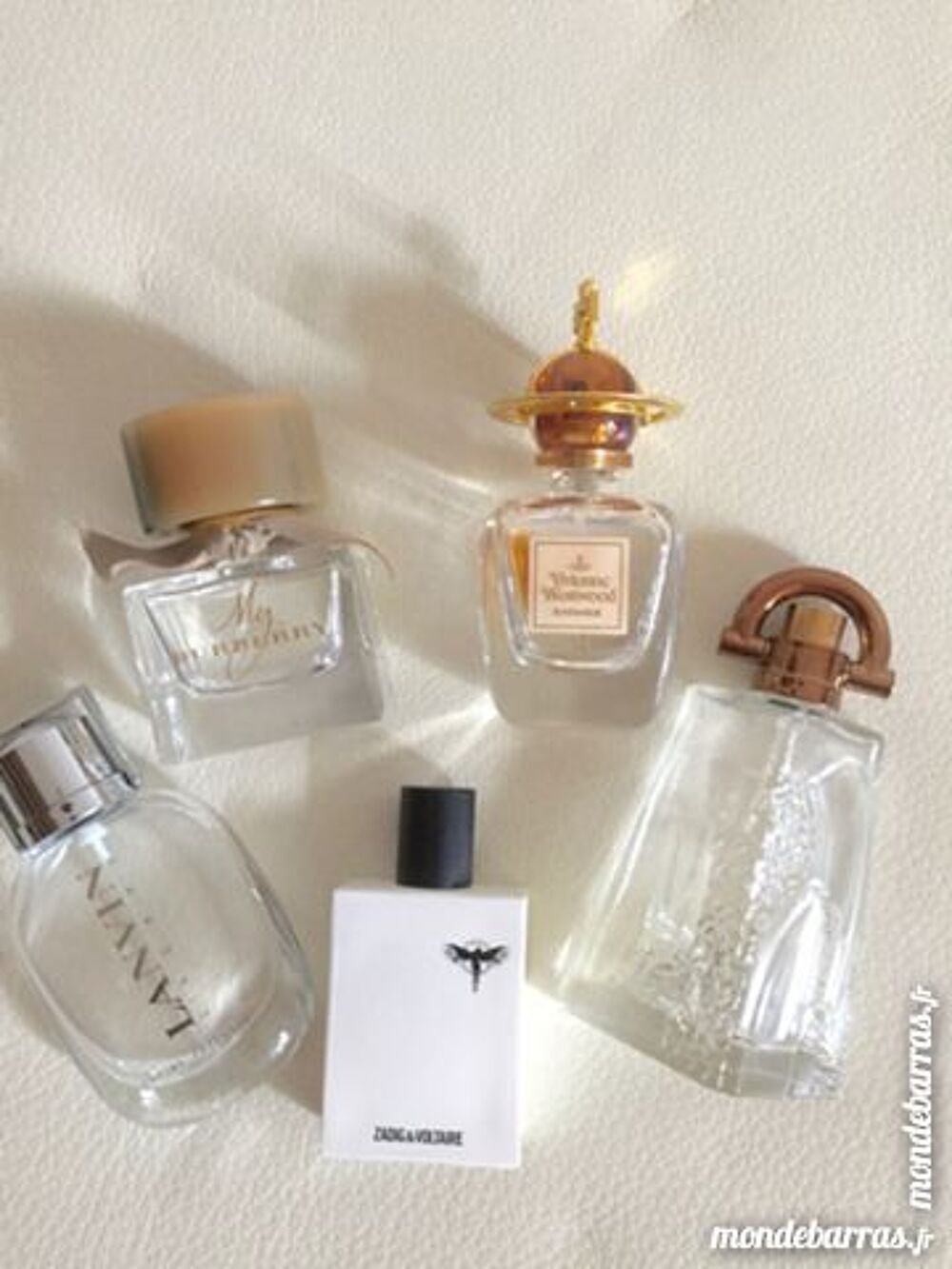 flacons de parfums vides 