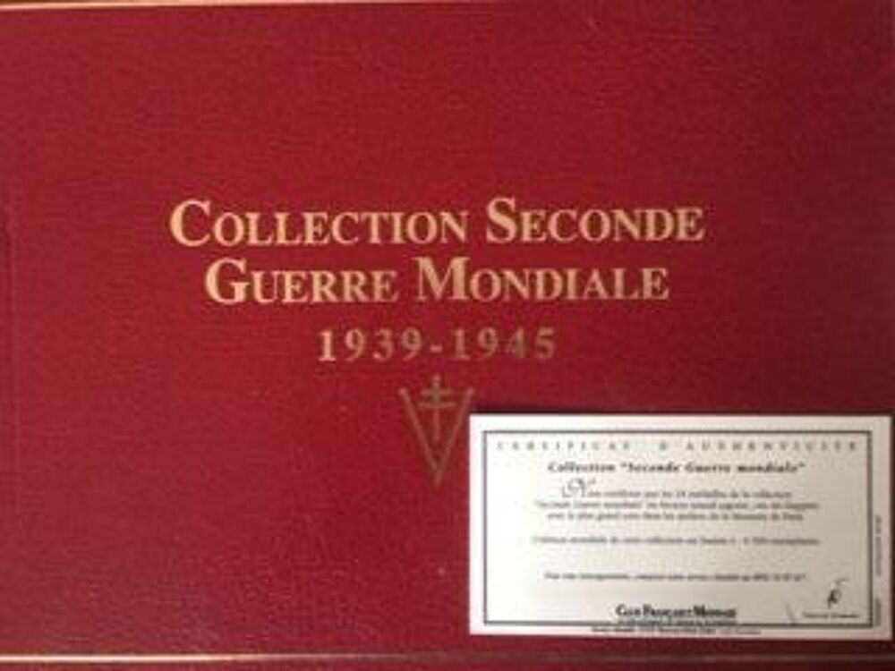 COFFRET 24 M&Eacute;DAILLES COMM&Eacute;MORATIVES GUERRE 39-45 