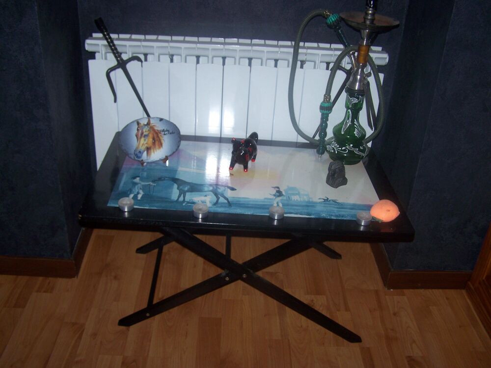 table basse laqu&eacute;e Meubles