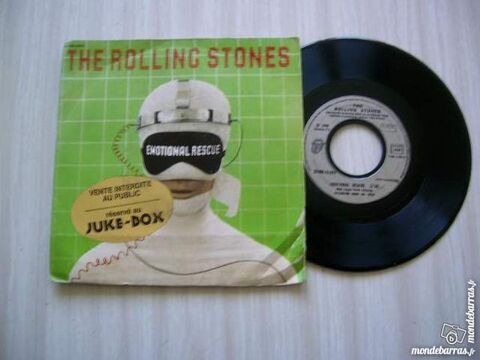 45 T THE ROLLING STONES Emotional rescue - JUKEBOX 12 Nantes (44)