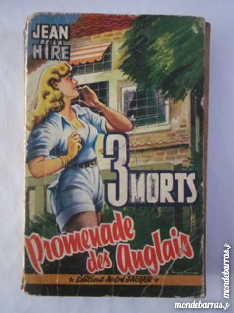 3 MORTS PROMENADE DES ANGLAIS  par JEAN DE LA HIRE 15 Brest (29)