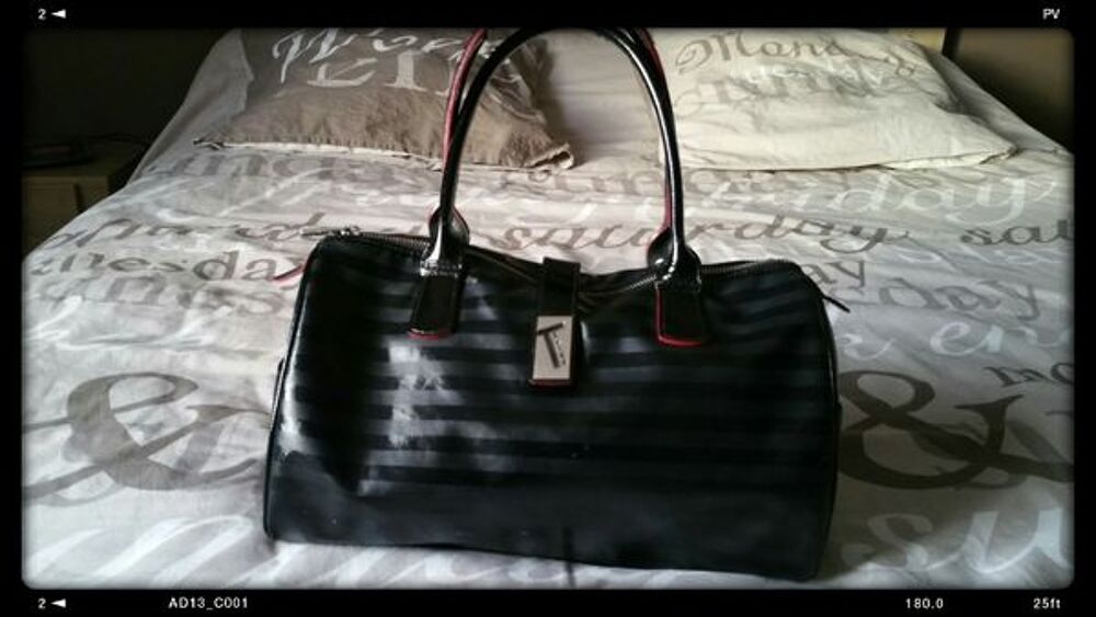 Sac a main noir TEXIER Maroquinerie