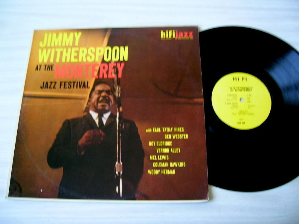 33 JIMMY WITHERSPOON AT THE MONTEREY JAZZ FESTIVAL - ORIGINA CD et vinyles