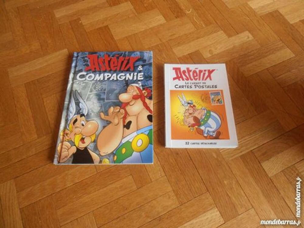 Livre + Carnet de cartes postales Ast&eacute;rix Jeux / jouets