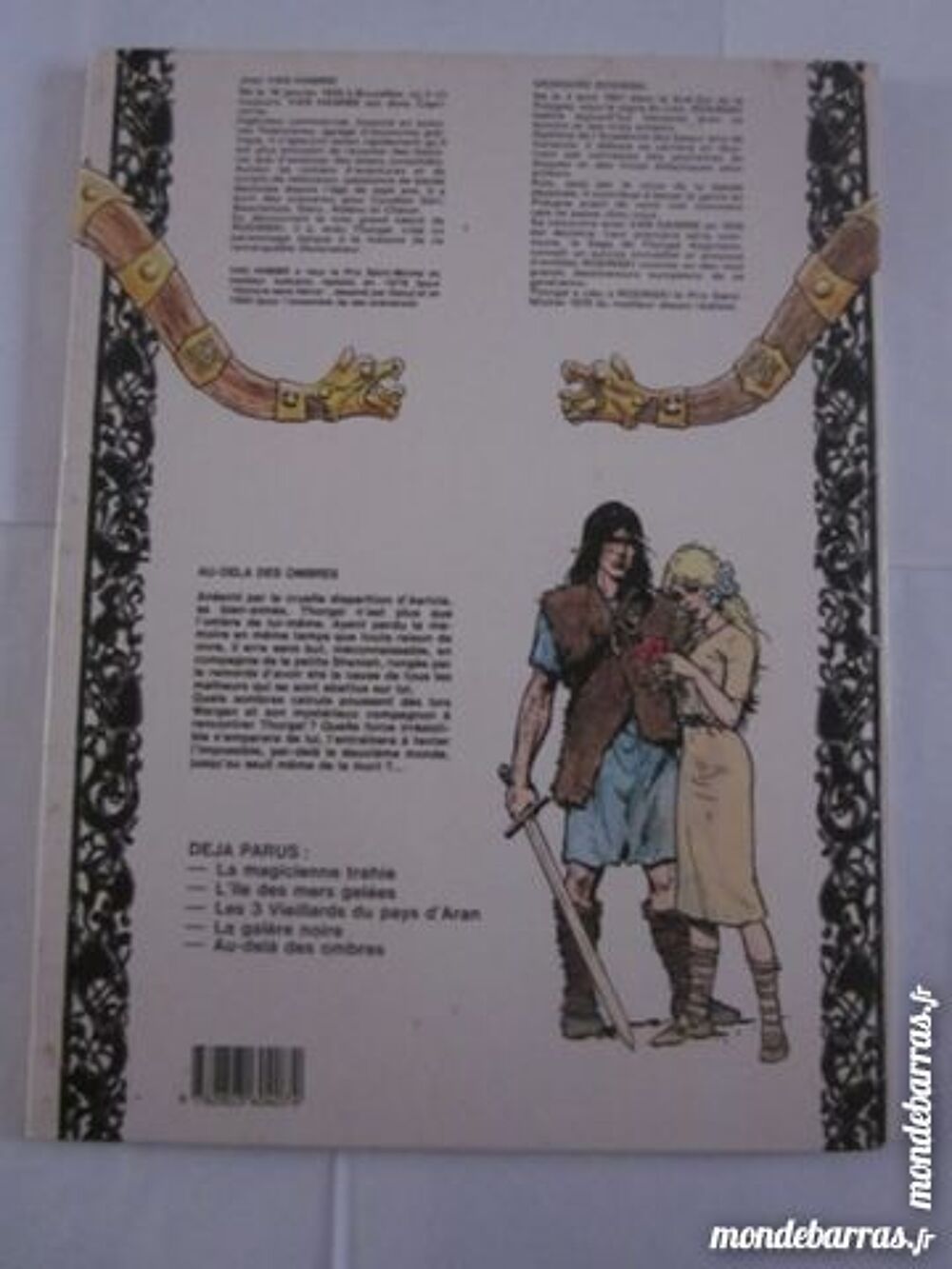 BD E O THORGAL N&deg; 5 AU DELA DES OMBRES Livres et BD