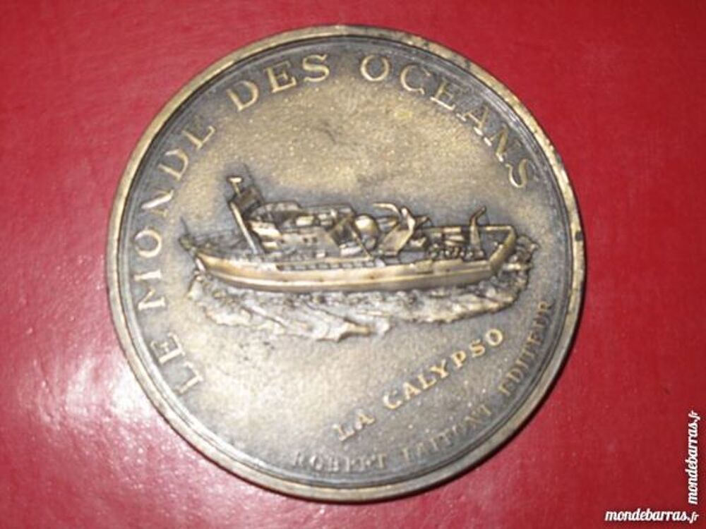 M&eacute;daille bronze Commandant Cousteau 