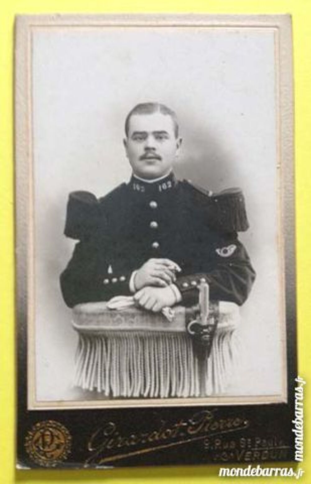 CDV Photo militaire - Girardot Pierre 