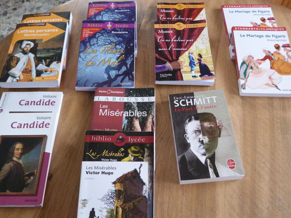 Livres pour BAC de fran&ccedil;ais et divers auteurs Livres et BD