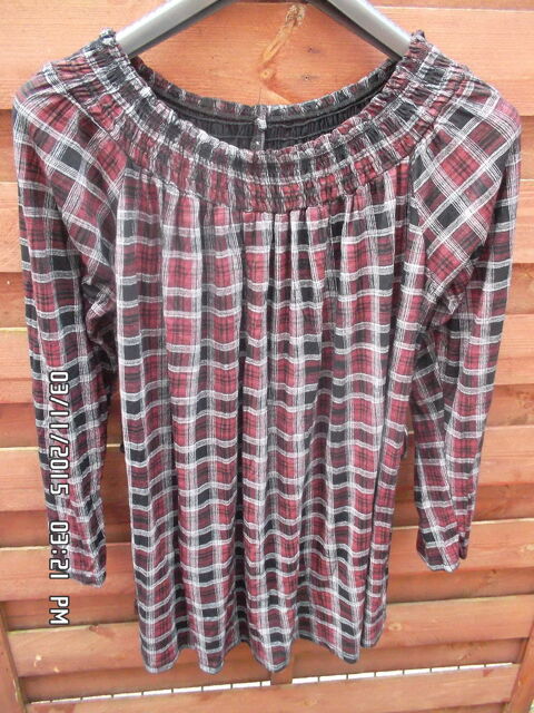 TUNIQUE MARRON A CARREAUX*JUSTE 2E*KIKI60230 2 Chambly (60)