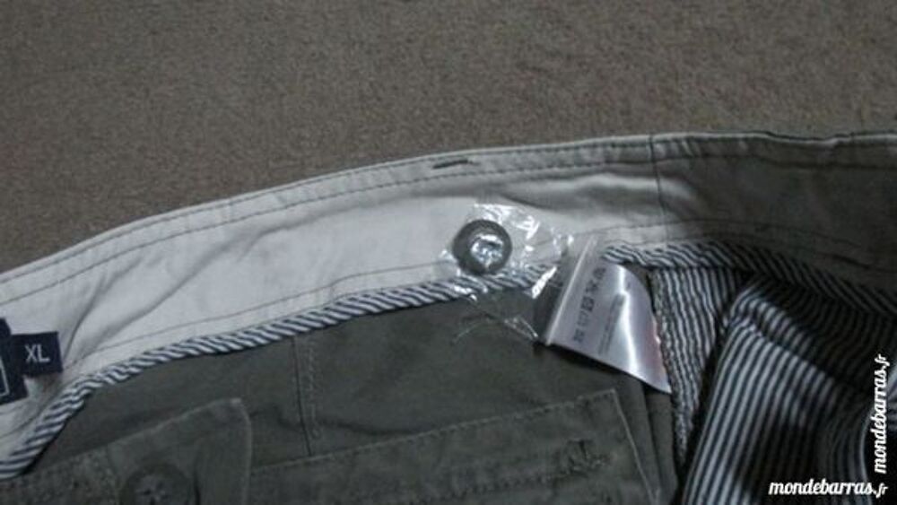 SHORT KAKI COTON T. XL VINTAGE HARBOUR NEUF Vêtements