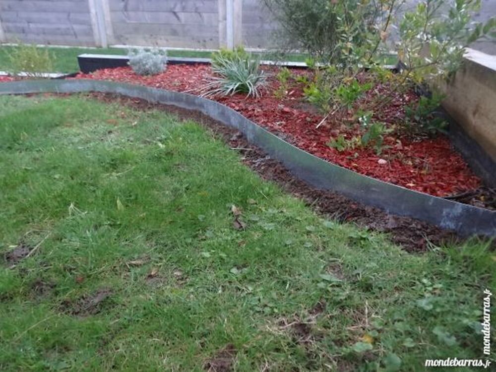 Bande de t&ocirc;le galva pour plate bande Jardin