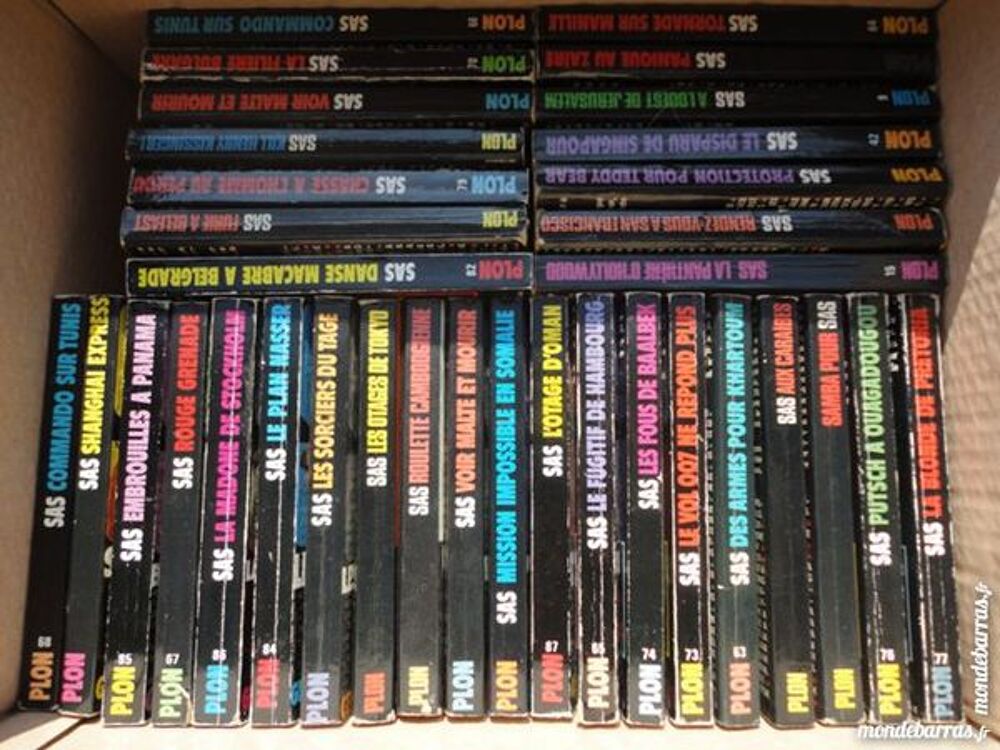 livres de collection SAS (36) et ESPIONNAGE (27) Livres et BD