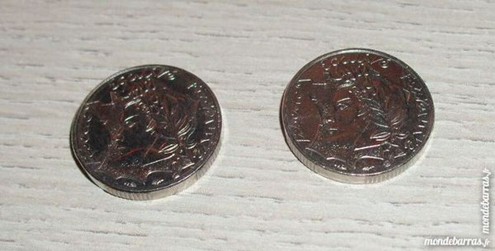 2 Pi&egrave;ces &laquo;10 Francs 1986 &raquo; 