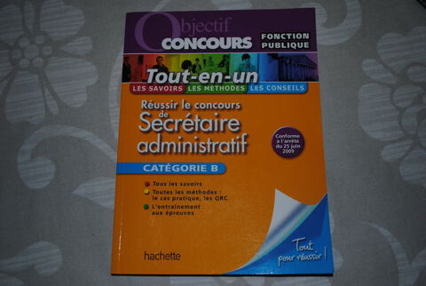 Livre  Russir le concours secrtaire administratif  15 Amiens (80)
