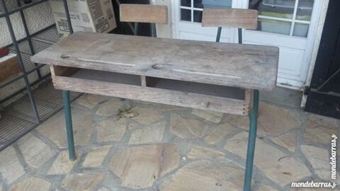 bureau d'colier 2 places en bois 60 Autheuil-en-Valois (60)