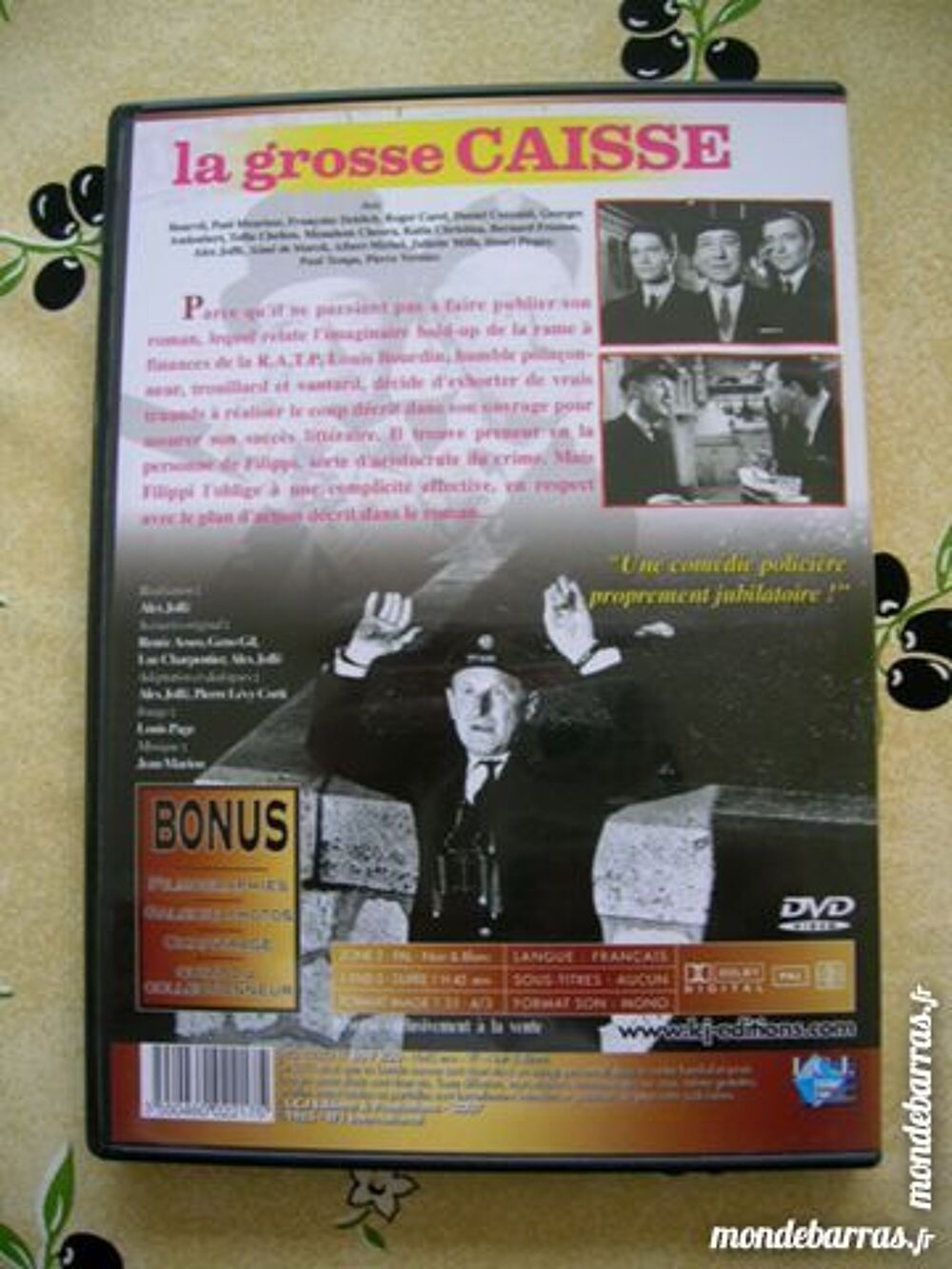 DVD LA GROSSE CAISSE - Bourvil DVD et blu-ray