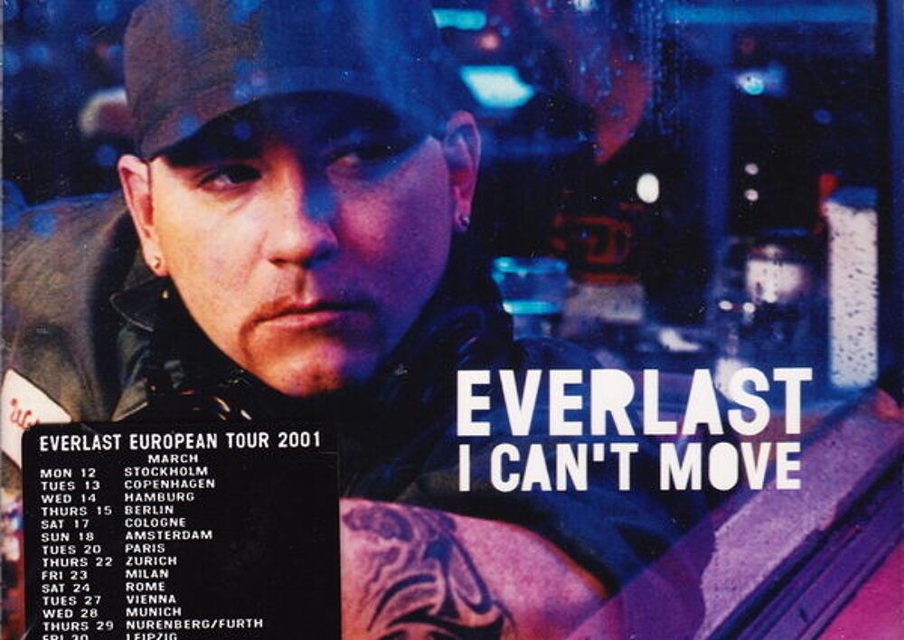 Maxi CD Everlast - I can't move NEUF blister
CD et vinyles