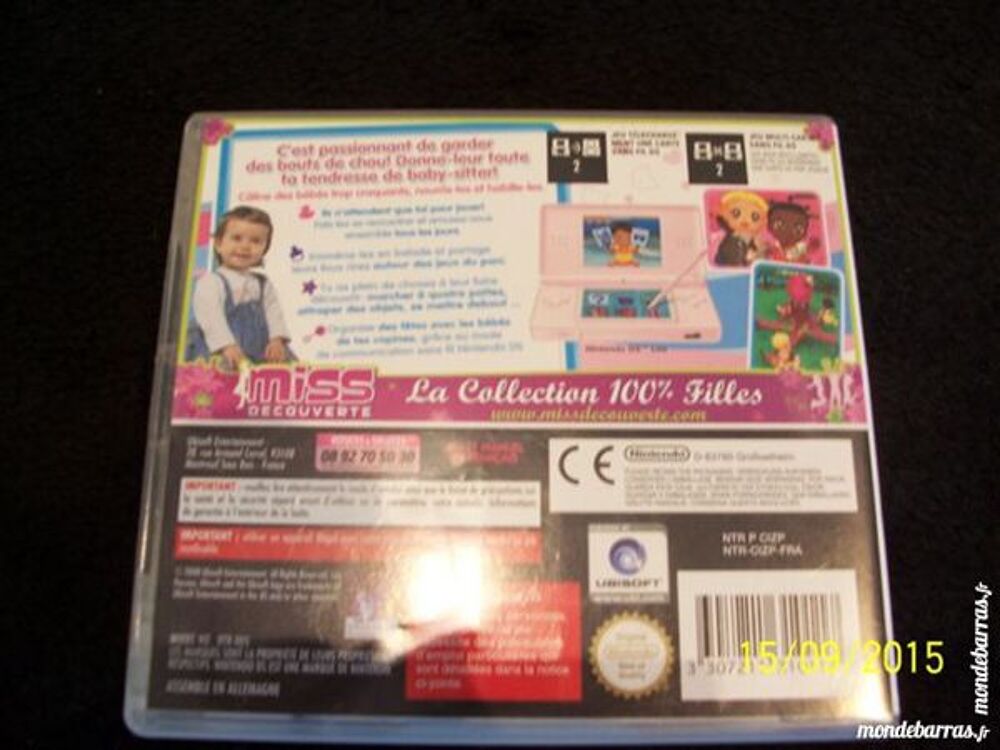 JEU NINTENDO DS LEA PASSION BABY SITTER Consoles et jeux vidéos