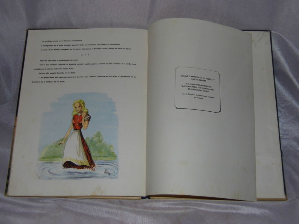 Livre ancien la merveilleuse aventure de ROSWITHA 1947 