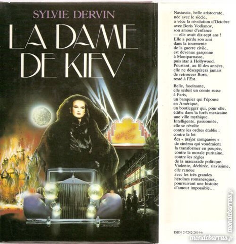La dame de Kiev - Sylvie Dervin Livres et BD
