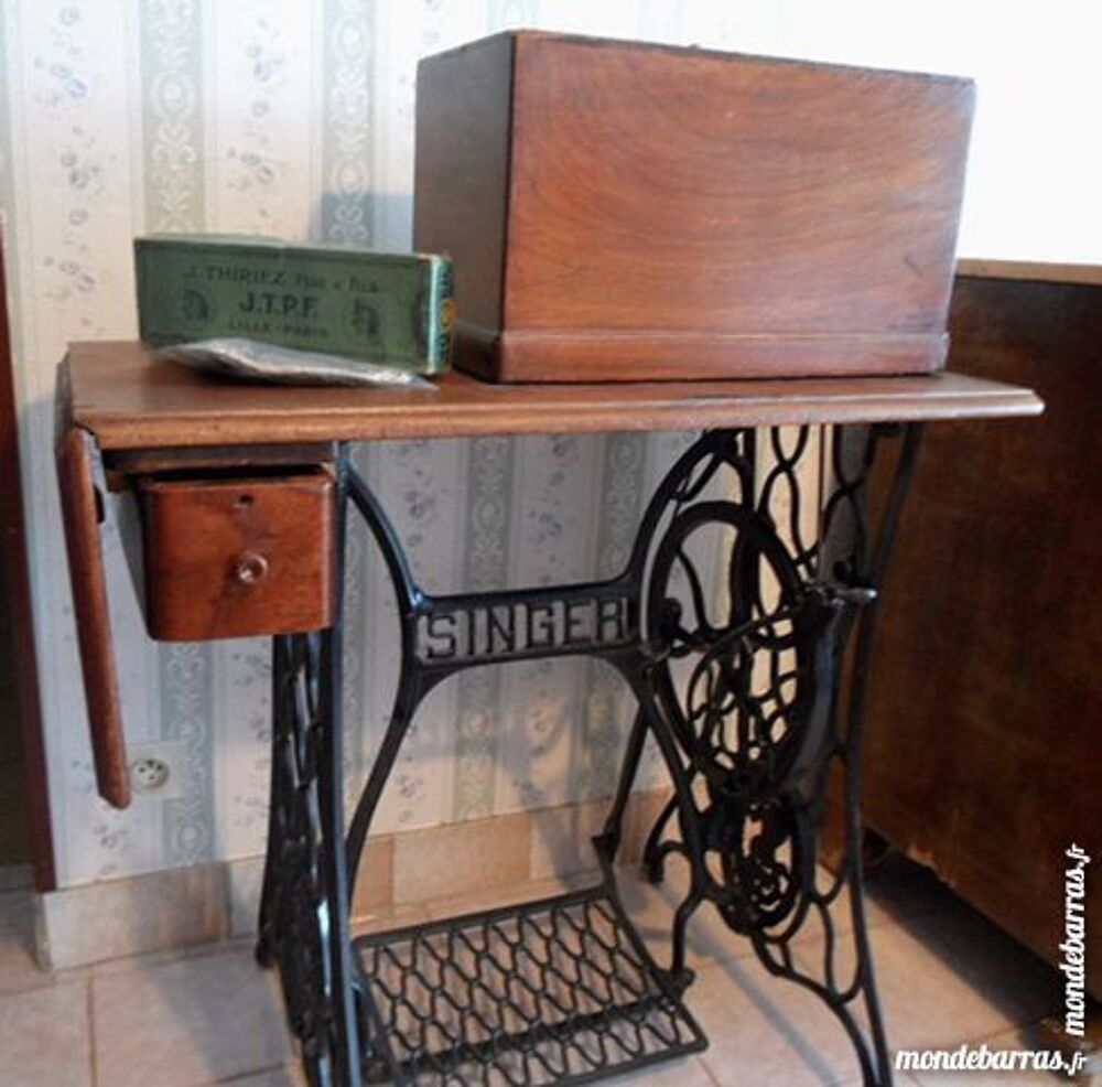 MACHINE A COUDRE SINGER 1907 MODEL 27/28K tbe Meubles
