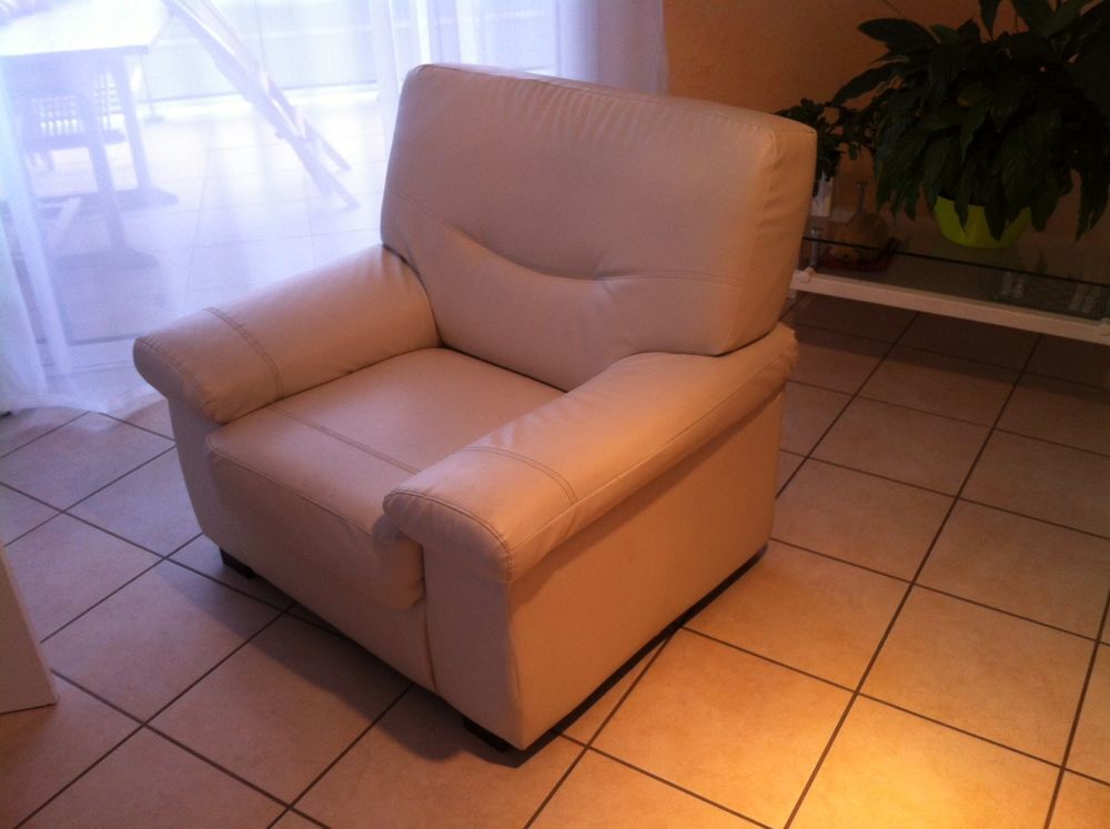 Fauteuil salon blanc Meubles
