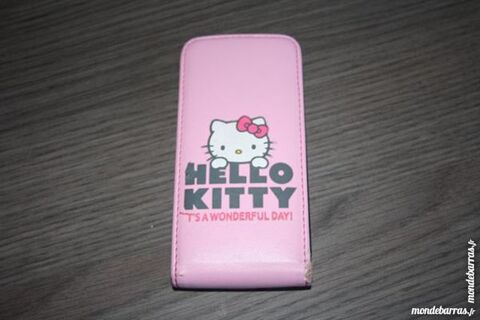 Housse à clapet en cuir pour iPhone 4S Hello kitty 5 La Verdière (83)