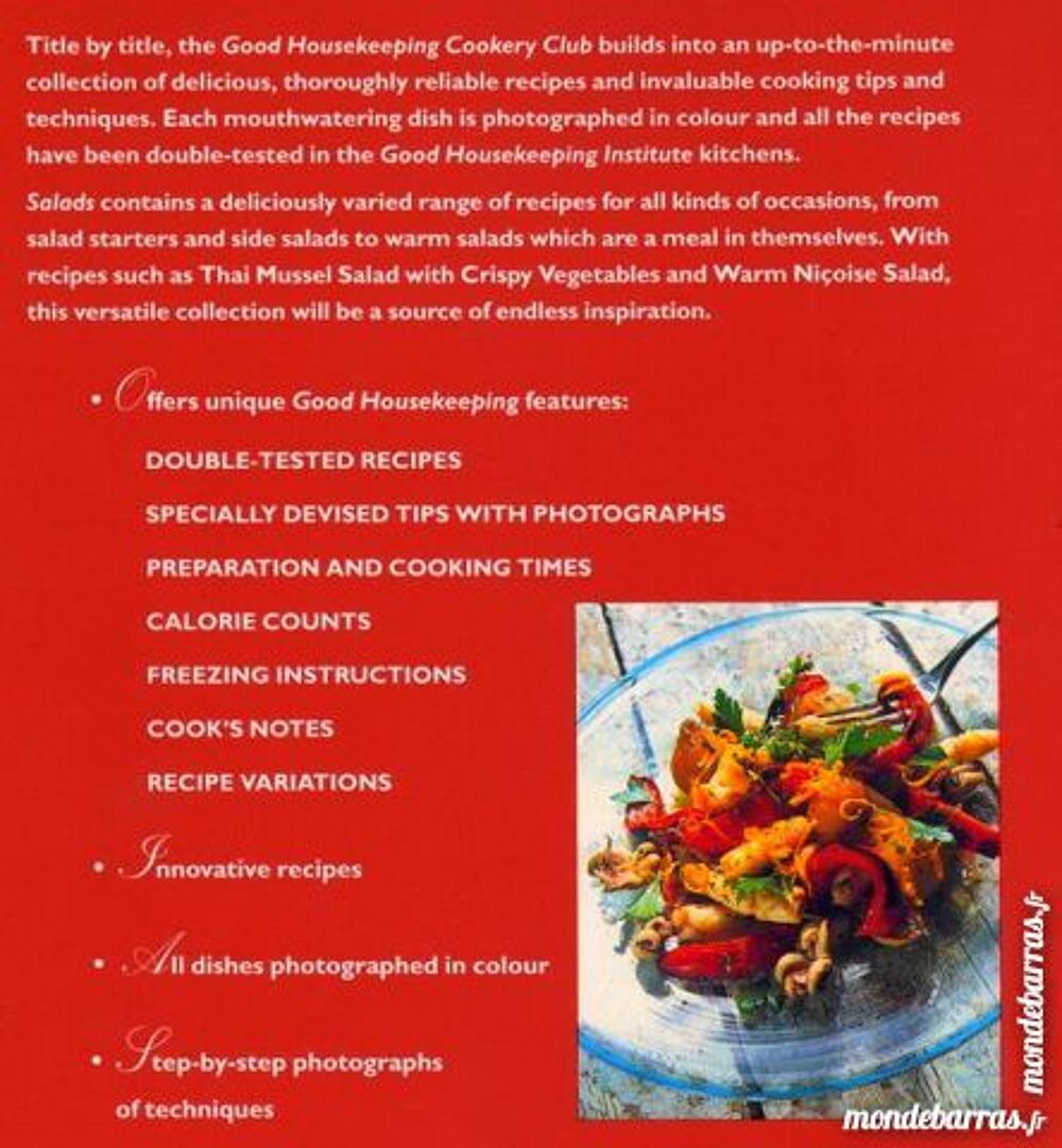 SALADS - livre en anglais Livres et BD