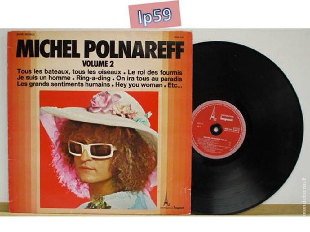 Disque 33 tours MICHEL POLNAREFF CD et vinyles