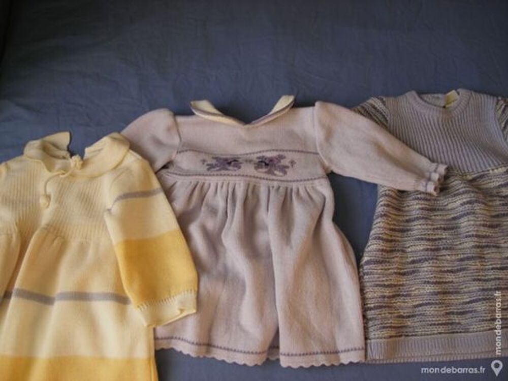 trois robes 6 mois Vêtements enfants