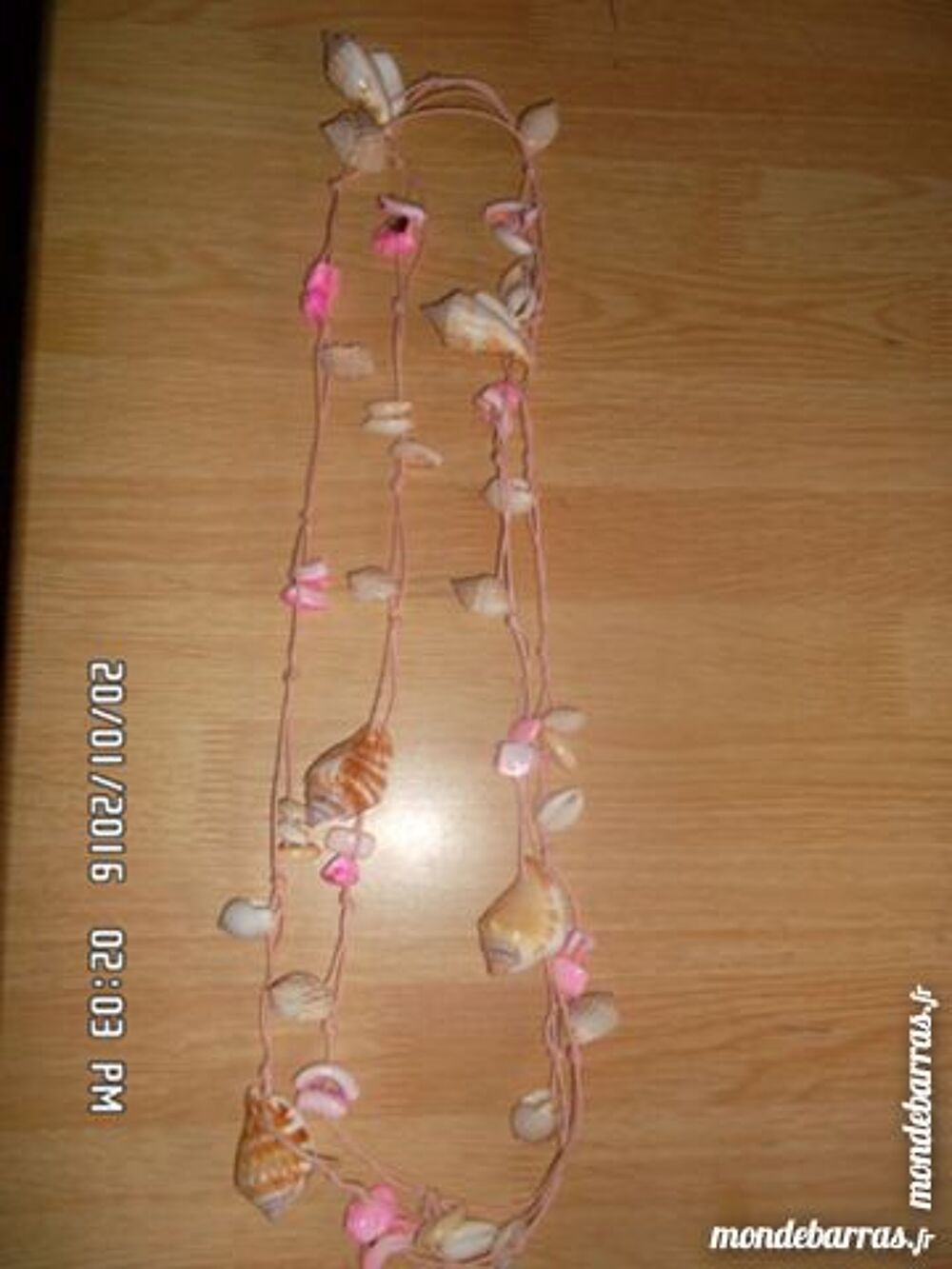 collier coquillages*juste 3e*kiki60230 Bijoux et montres