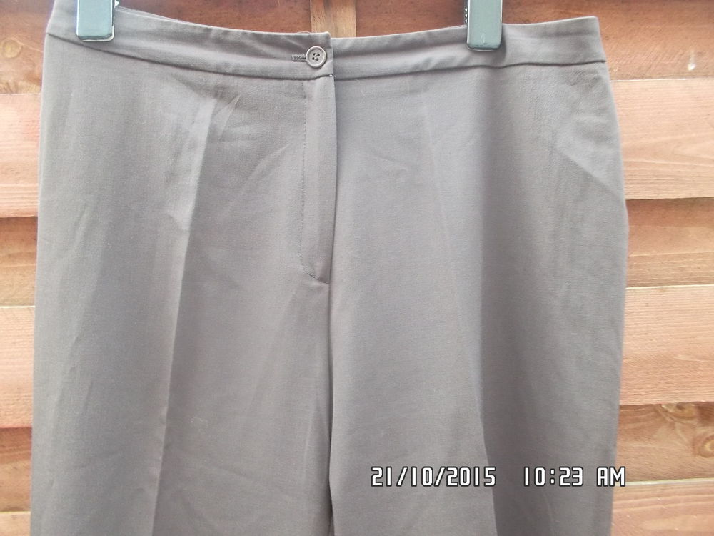 PANTALON MARRON KRITERE*JUSTE 3E*KIKI60230 Vêtements