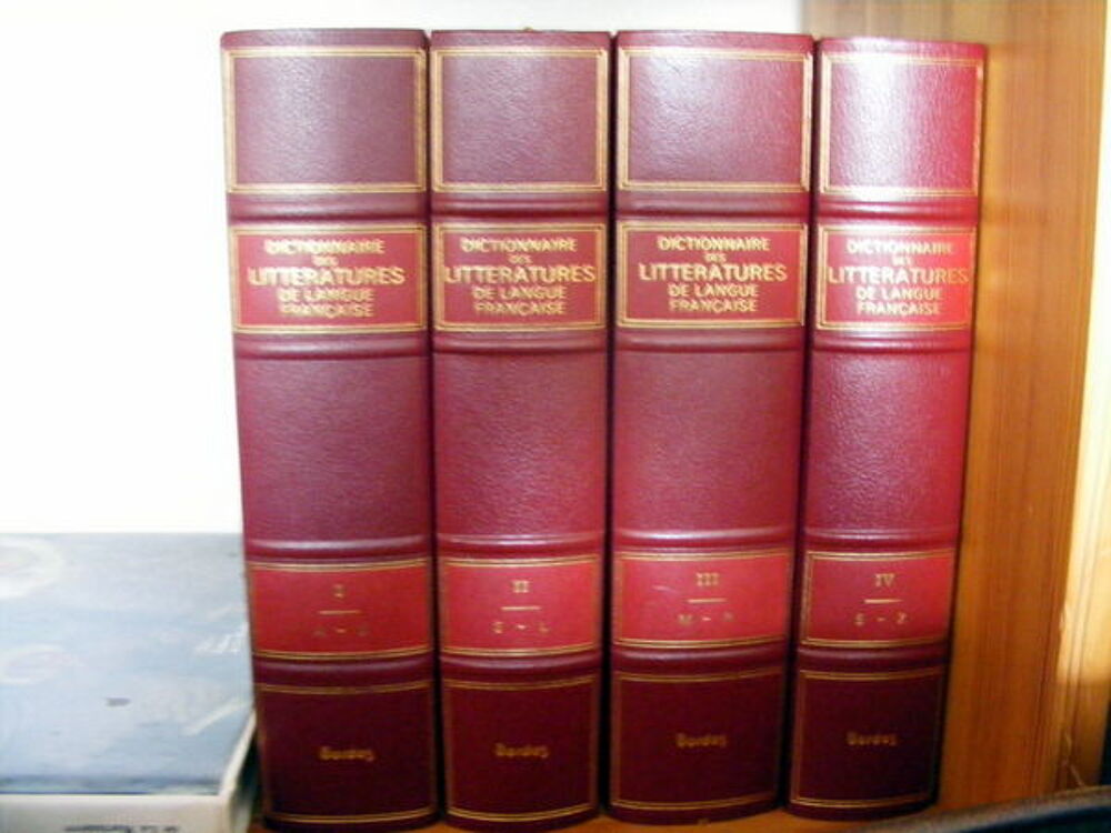DICTIONNAIRE LITTERATURES LANGUE FRANCAISES - BORDAS 1987 Livres et BD