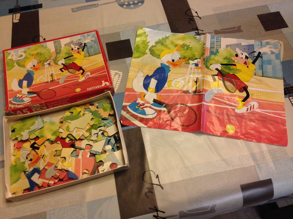 Puzzle nathan 45 pieces la partie de tennis Jeux / jouets