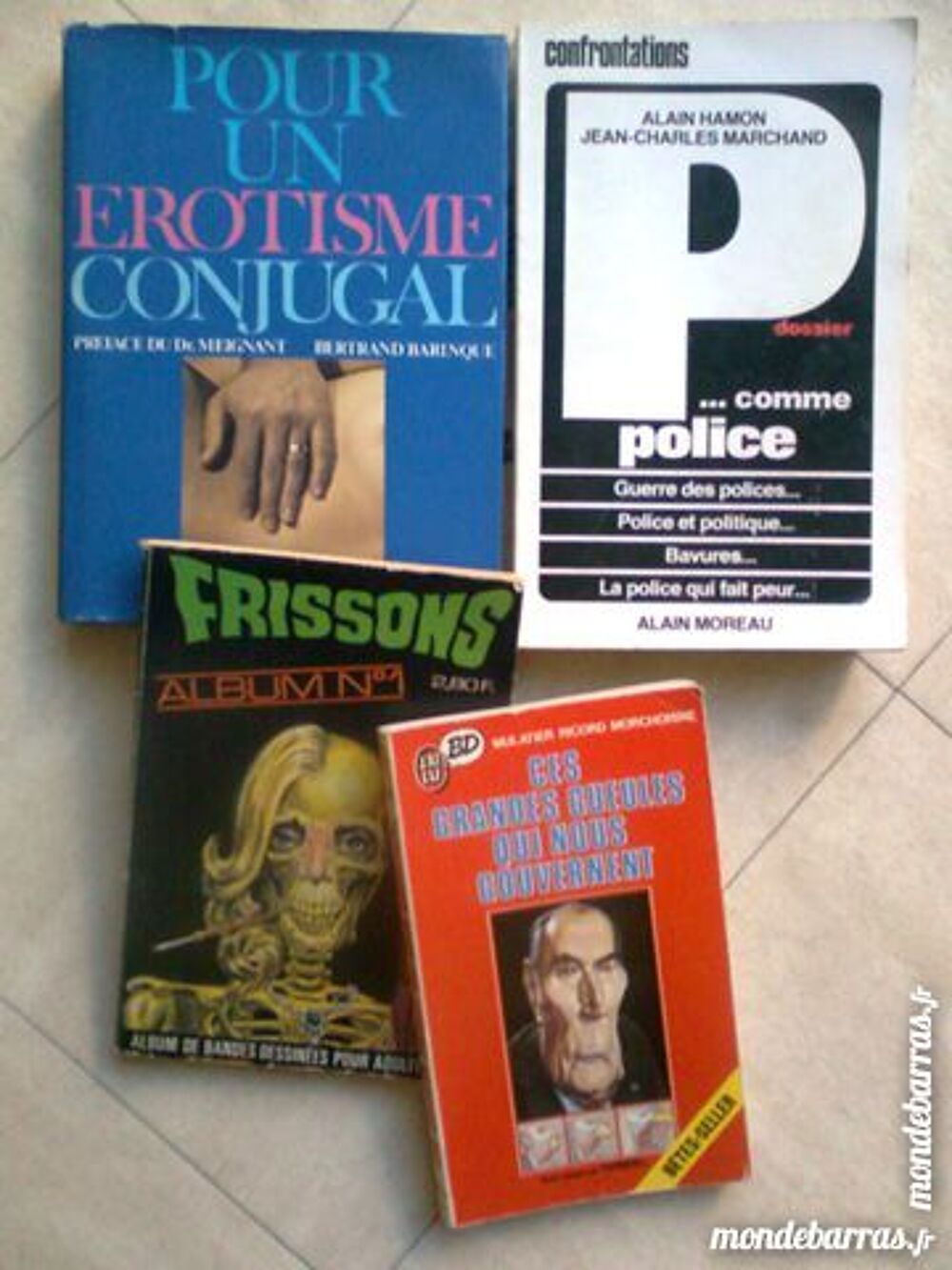 4 livres pour adultes Livres et BD