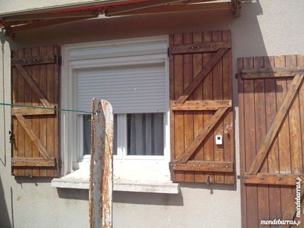 3 paires de Volets Bois Bricolage