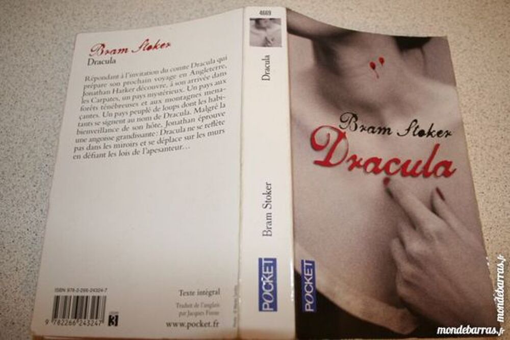 Livre de poche Coll&egrave;ge : Dracula de Stoker MIROTON Livres et BD