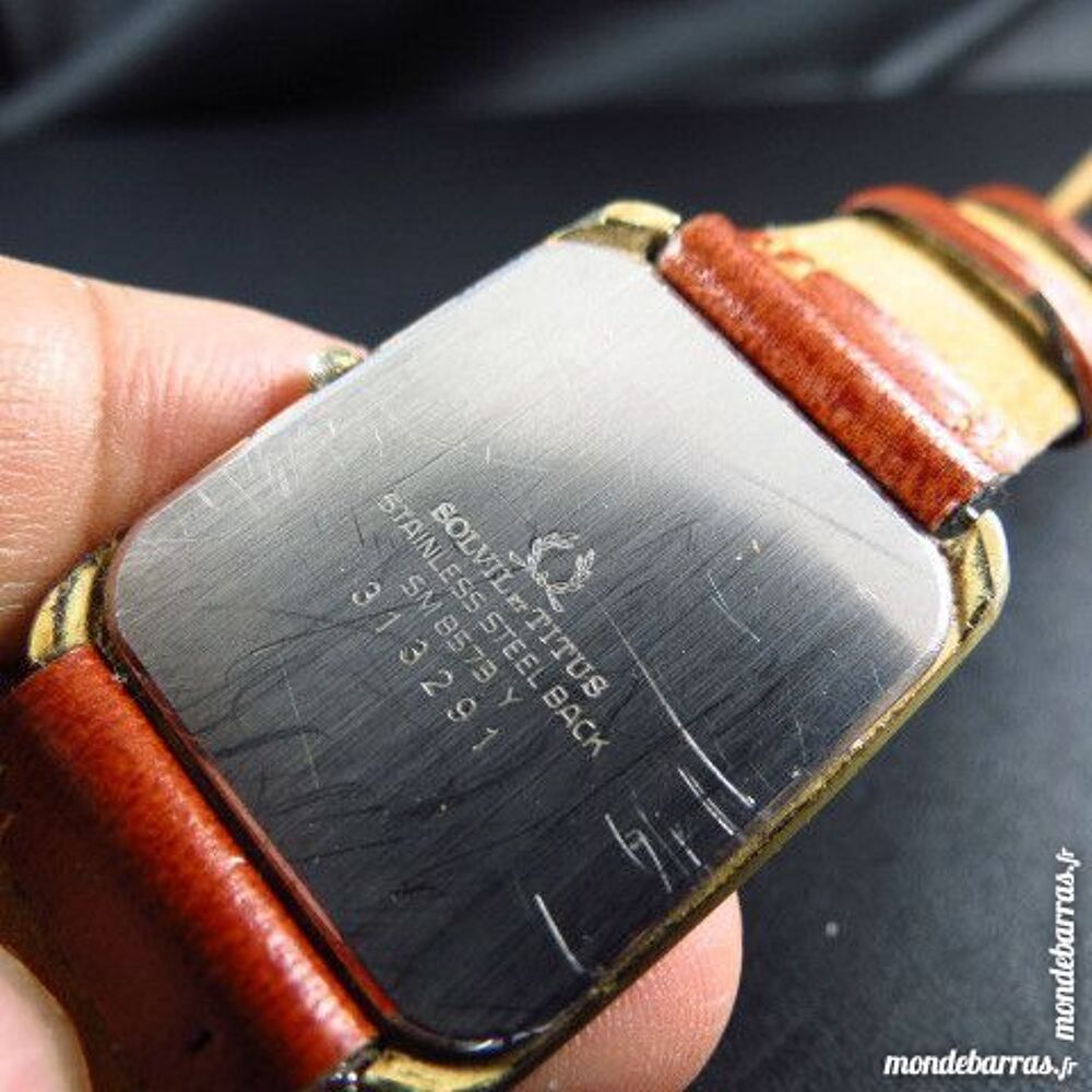 SOLVIL &amp; TITUS CQ 5650 EXTRA PLATE unisexe SOL0032 Bijoux et montres