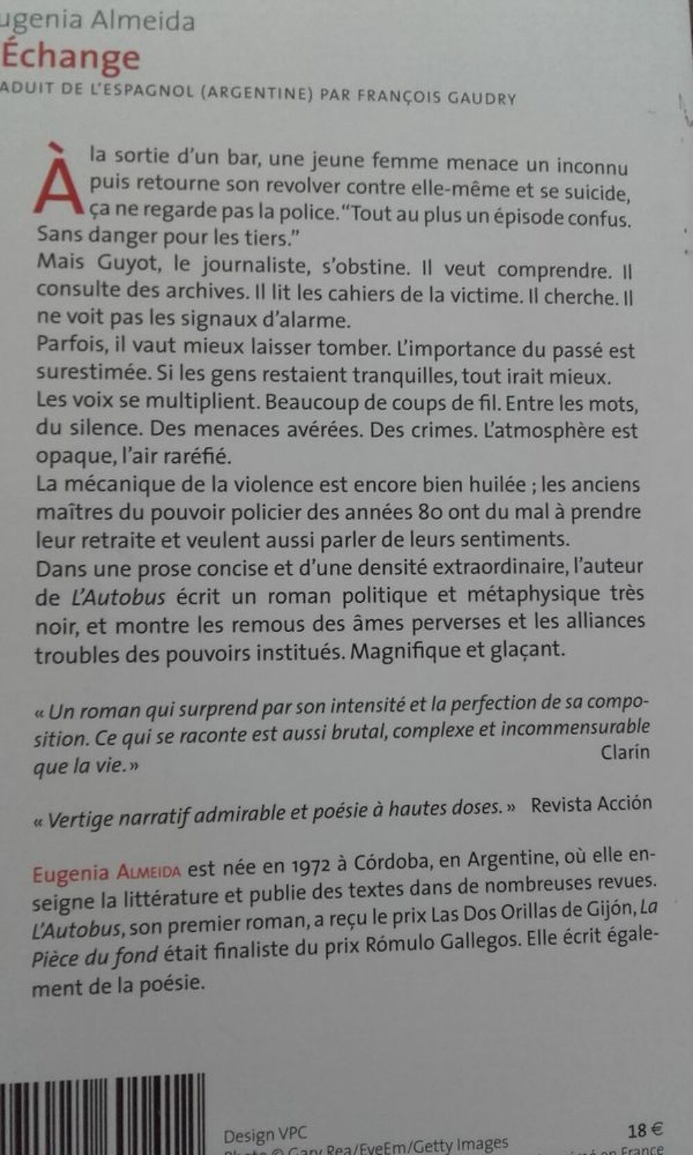 Livre de EUGENIA ALMEIDA Livres et BD