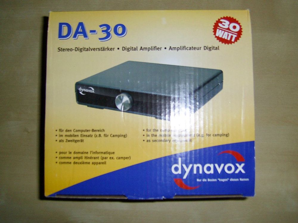 Dynavox DA-30 Amplificateur T-Amp sur batterie Audio et hifi