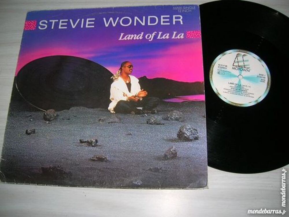 MAXI 45 TOURS STEVIE WONDER Land of La La CD et vinyles