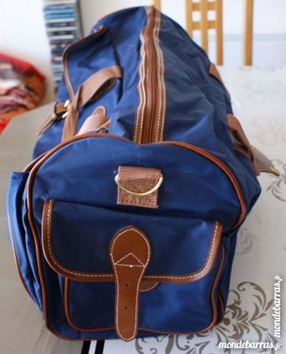 Grand sac de voyage multipoche Maroquinerie