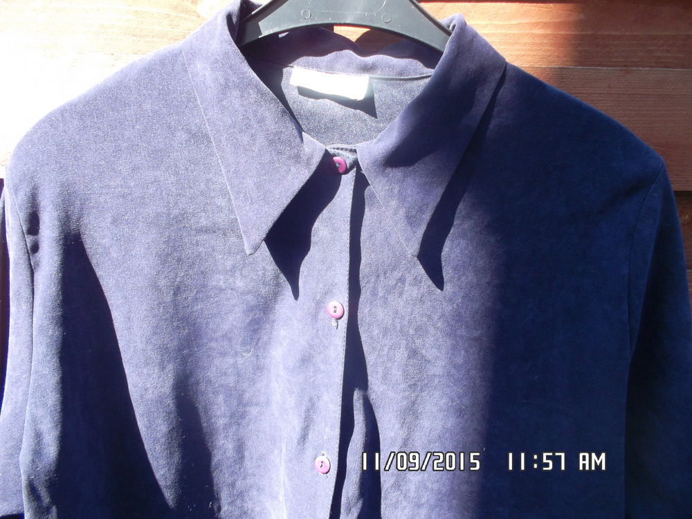 CHEMISIER VIOLET*JUSTE 3E*KIKI60230 Vêtements