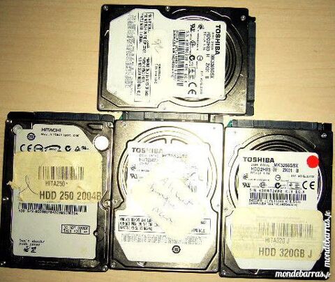 4 disques durs sata Toshiba 320Gb et 250 � reparer 35 Versailles (78)