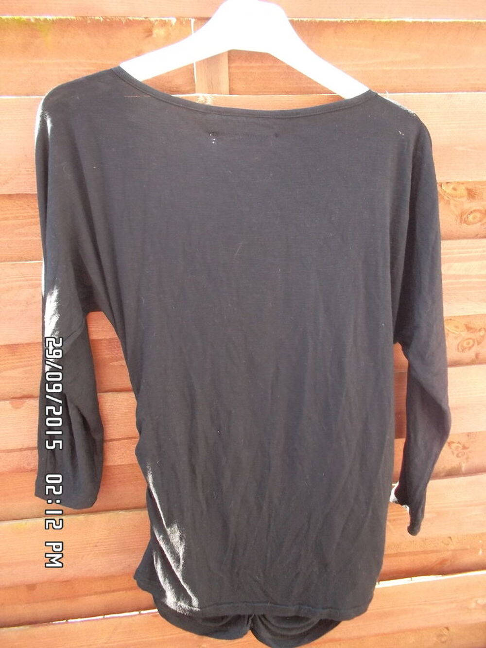 HAUT NOIR CHAUVE-SOURIS*JUSTE 3E*KIKI60230 Vêtements