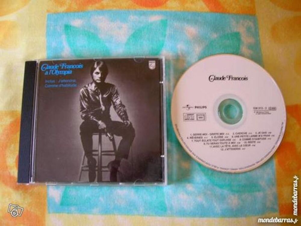 CD CLAUDE FRANCOIS &agrave; l'Olympia CD et vinyles