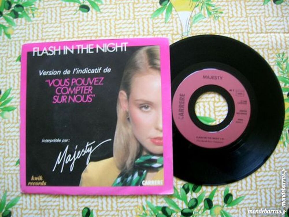 45 TOURS MAJESTY Flash in the night CD et vinyles